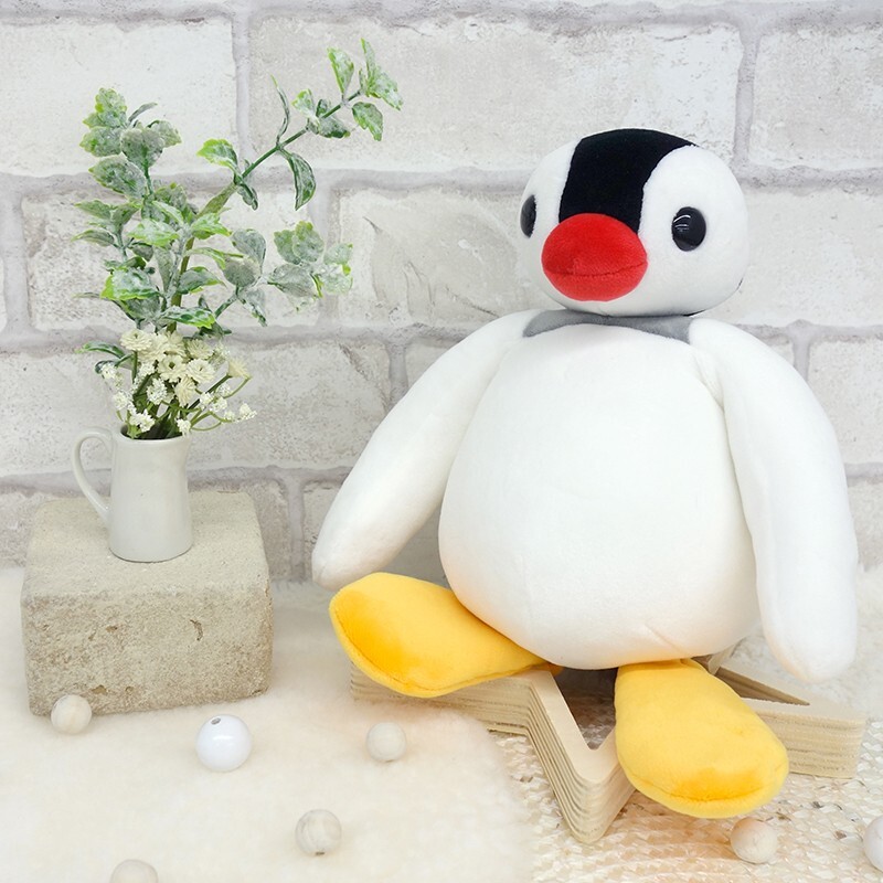 Pingu Beanbag Plush Toy (Pingu&Pinga set ) (M 23cm?��21cm)  Penguin Animation