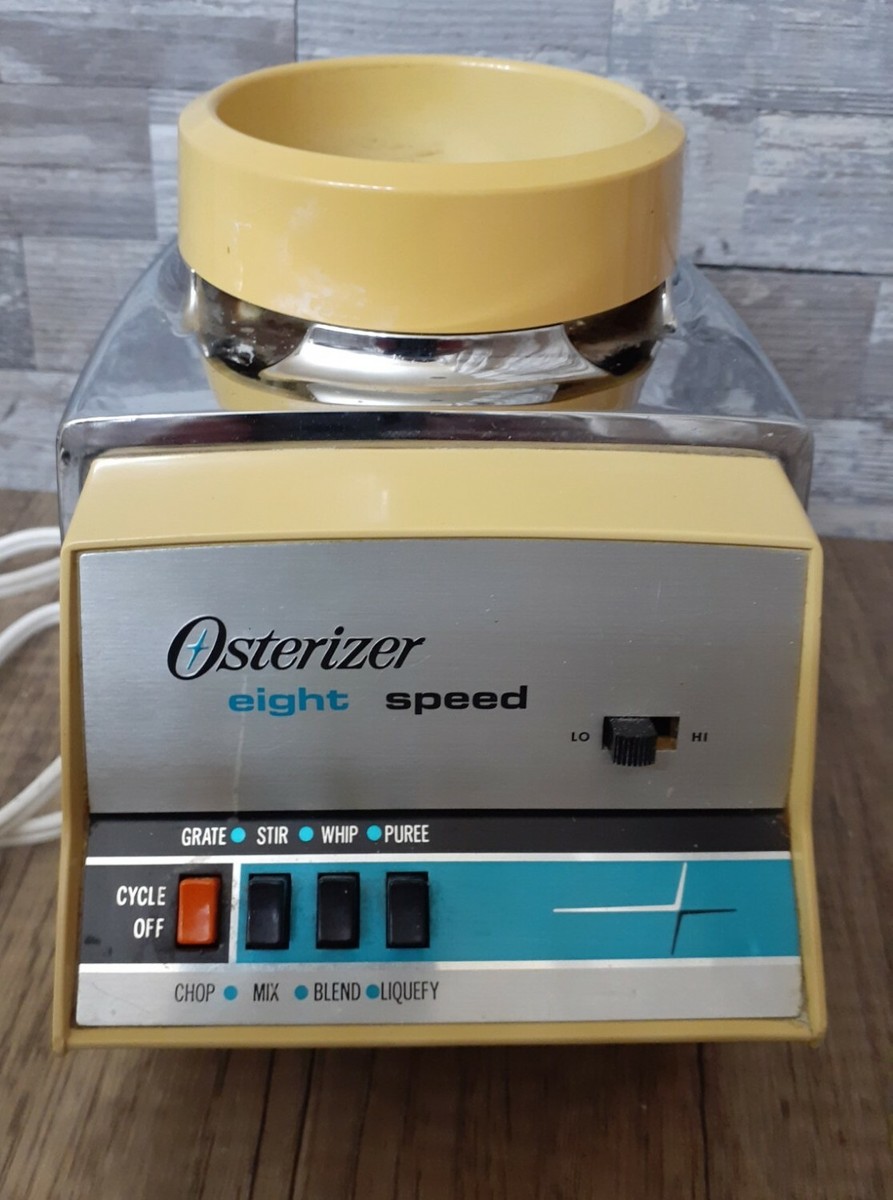 Vintage OSTERIZER Model 497 A 8-speed BLENDER Model Chrome