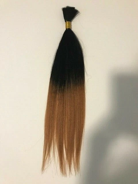 **OFERTA DE 6 PAQUETES** 100% CABELLO HUMANO/YAKI A GRANEL/LISO/16"~22"/TRENZADO/ Foto 3 de 4