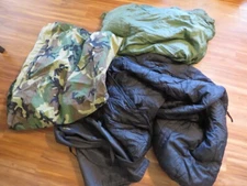 C.  U.S. Army Modular Sleeping Bag ( woodland BIVY, Sleeping Bag Stuff Sack)