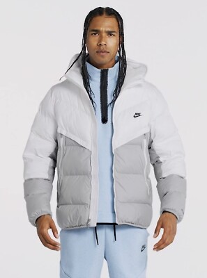 $200 Nike Sportswear Storm FIT Puffer Down Jacket Mens XL White