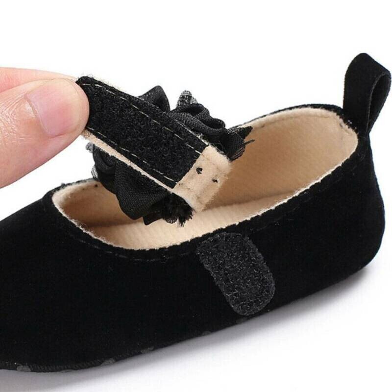 PONY Prewalker Sole Sneakers Anti slip Toddler Girl Crib Shoes Pram Soft Baby Newborn