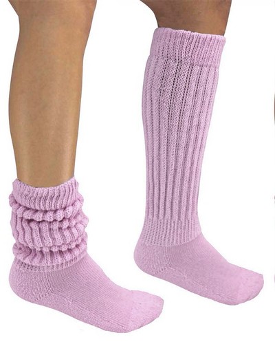 Scrunchie to knee Slouch Socks Pic Color Hooters UNIFORM Warm Ski Run walk gym - Picture 10 of 27