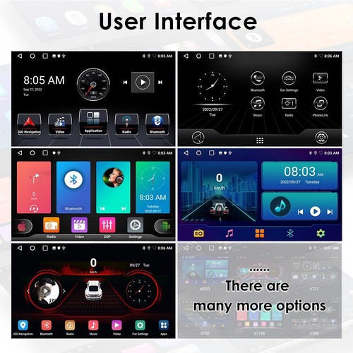 7" 2Din Android 12 Car Radio Stereo GPS Player WiFi QUAD-Core Universal 2+32G BT - Picture 5 of 6