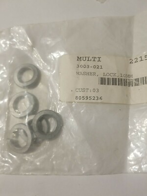 Arctic Cat Tiger Shark Pwc 10MM Lock Washer 3008-021 Pkg Of 5 Nos Oem 