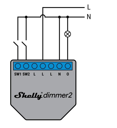 Shelly Dimmer 2 Switch Relay Wireless WiFi - Picture 5 of 6