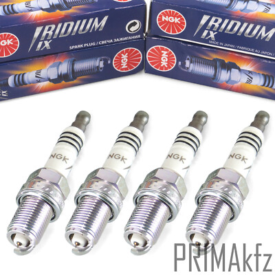 4x NGK IRIDIUM IX Zündkerzen BKR6EIX 6418 für Volvo S70 2.3 T5 176 kW 239 PS