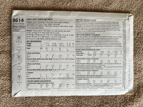 Simplicity Patterns ~ All are Baby Patterns 7-24 LBS * ~ * ~ * ~ * Listing 2428 - Picture 69 of 81