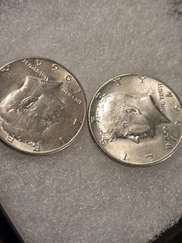 1964 50C Lot (2) Kennedy Half Dollar