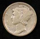 1921-D Mercury Dime 10C Silver VG Very Good Raw Coin (#SLC00262)