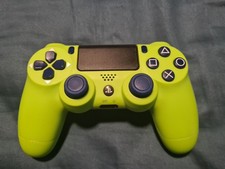 Genuine Playstation 4 Ps4 Controller  Custom Fluro Green & Blue Sony - Original