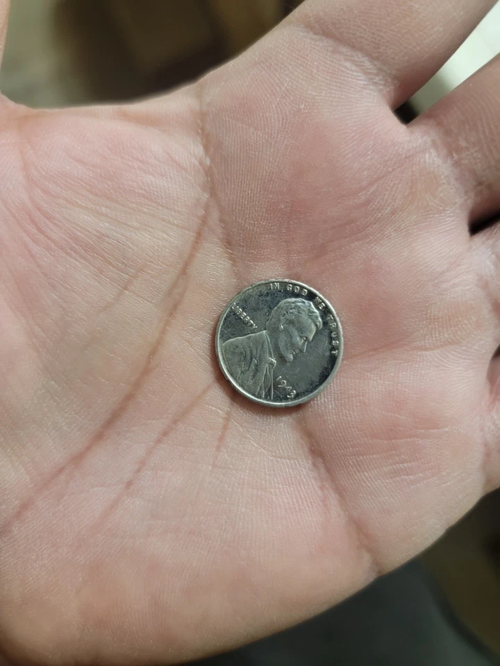 1943 US penny 'Silver Penny' Lincoln no mint mark - Image 3 of 4