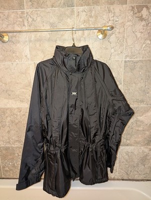 Helly Hansen Jacket RN 73983 Vintage 100% Nylon Black. NEW ORIGINAL TAGS.