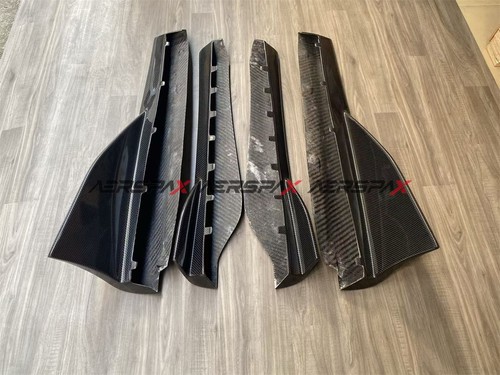 For McLaren 540C 570S 570GT 2016-2021 Real Carbon Fiber Side Skirt Body 4PCS - Picture 5 of 11