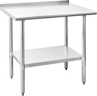 Stainless Steel Table for Prep & Work 24x36 Inches Heavy Duty with Undershelf