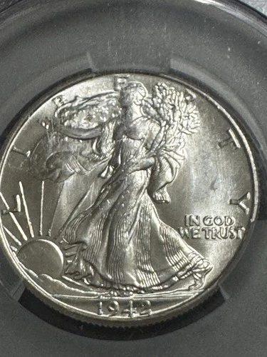 1942 Walking Liberty Half, CACG MS64, Free shipping