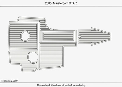 2005 Mastercraft X STAR DuraEVA Boat flooring