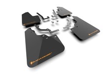 Rally Armor 2026 Honda Passport Black Ur Mudflap - Orange Logo Rally Armor 2026 Honda Passport Black Ur Mudflap - Orange Logo