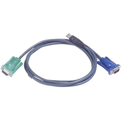 ATEN KVM Anschlusskabel [1x SPHD-15-Stecker - 1x VGA-Stecker, USB 2.0 Stecker A]