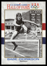 Babe Didrikson Track & Field USA Olympics US Hall of Fame Card 1991 Impel #6