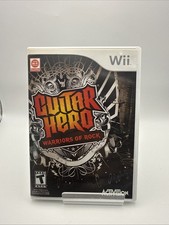 Nintendo Wii Guitar Hero Warriors Of Rock Game (2010) W/ Manual -Free Ship -READ