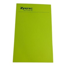 Vintage 2001 Zyrtec Notepad Neon Green Pharmaceutical Drug Rep Promo Pfizer