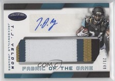 2016 Certified Fabric of the Game Signatures Prime 29/49 TJ Yeldon Auto 2u3