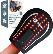 Red Light Therapy for Hands, Feet  Ankles   Cordless Glove  Foot Wrap with Dua