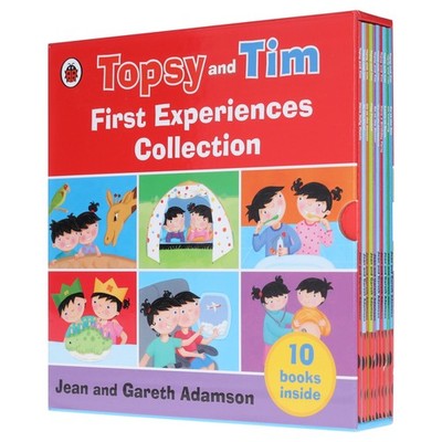 Topsy and Tim First Experience by Jean & Gareth Adamson 10 Books Box - Ages 0-5