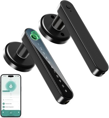 IRONZON Fingerprint Door Lock Smart Door Lock with Keypad Keyless Entry Door Loc
