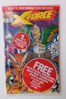 MARVEL X-FORCE 1 BAGGED OPENED + ROOKIE DEADPOOL TRADING CARD COMIC AUGUST 1991