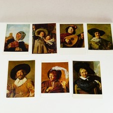 7 Kunstkarten - Frans Hals - Ältere Postkarten, vmtl 60er Jahre