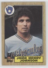 1987 Topps Wrong Back ( Back) John Henry Johnson ( Back) Scott Bailes #585 0h1