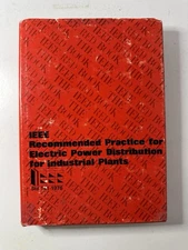 Recommended Practice For Electric Power Distribution For Industrial Plants 1976
