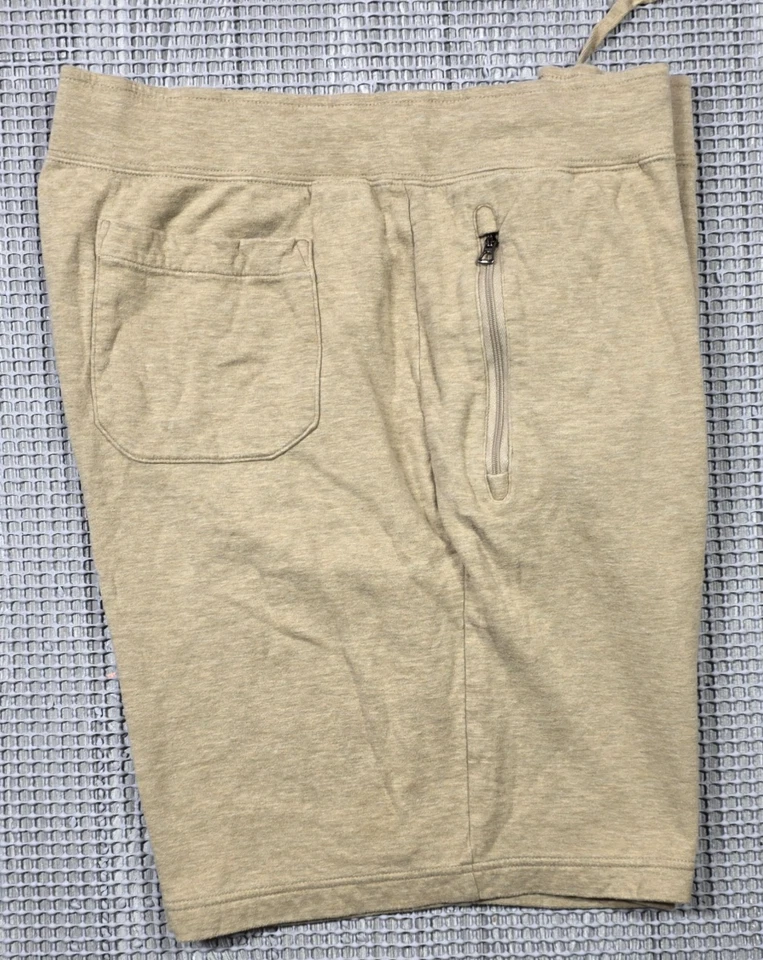 Polo Ralph Lauren бежевый флис пот шорты мужские 2XL на шнурке пони логотип - Изображение 4 из 4