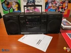 Sony Vintage Boombox CD/FM/AM Radio Cassete-Corder Model CFD-510 Black Serviced