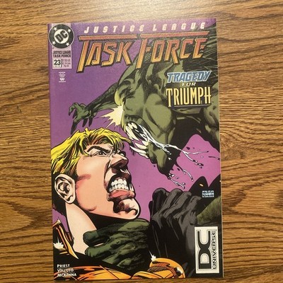 Justice League Task Force #23 DC Universe Logo DCU 1995 DC Comics NM