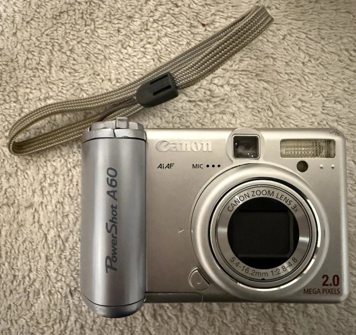 Canon PowerShot A60 1-4.9x Digital Zoom Digital Cameras for sale