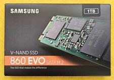 Samsung 860 EVO 1TB M.2 SSD M2 V-NAND SATA Brand New SEALED MZ-N6E1T0BW