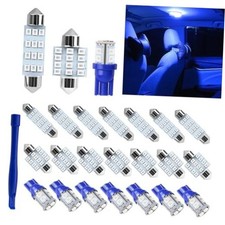 Car Led Bulb Car Interior Led Lights Kit Set 24pcs Type-2 Blue