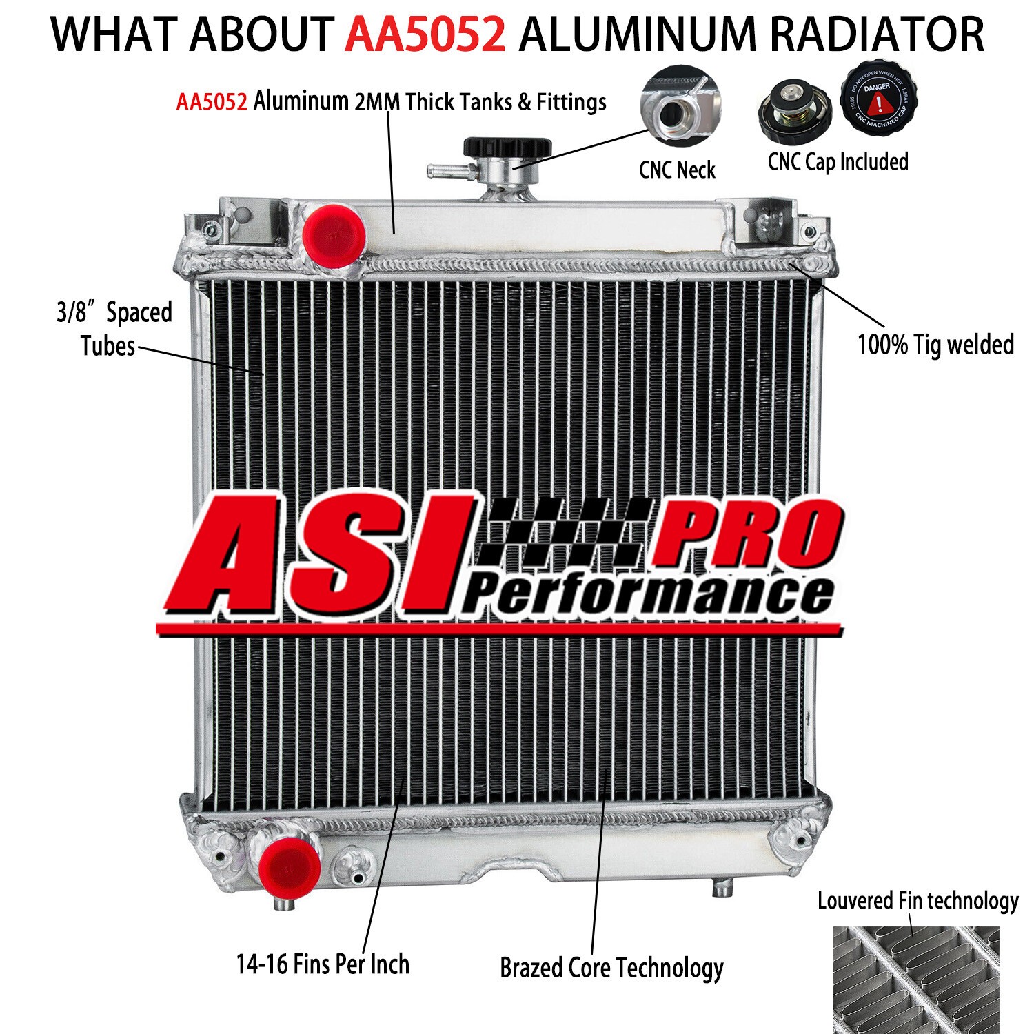 Aluminum Tractor Radiator For Kubota B2710HSD F2560 F2260 B2410HSE B2410HSD