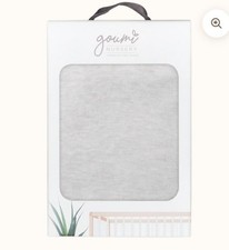 Goumi Baby Nursery Changing Pad Cover Bamboo Organic Cotton Cloud Storm Gray NEW