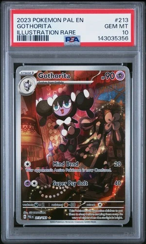 2023 Pokemon Paldea Gothorita Illustration Rare Card #213 Graded PSA 10 GEM MINT