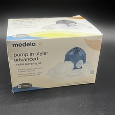 Medela Pump in Style Advance Double Pumping Kit Includes Breast Shields Bag -NEW