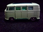 Vintage Matchbox Lesney Diecast #34 Volkswagen Caravette Van w/ Grey Wheels EX+