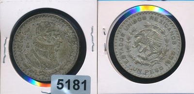 MEXICO -  SILVER PESO - 1962 - #5181