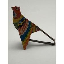Vintage Tin Whistling Bird Toy