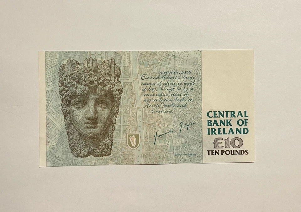 Ireland 10 Pounds 1999 P-76b aUNC - Image 2 of 2