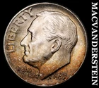 1955 Silver Roosevelt Dime - Choice Gem Brilliant Uncirculated  Color  #G8380