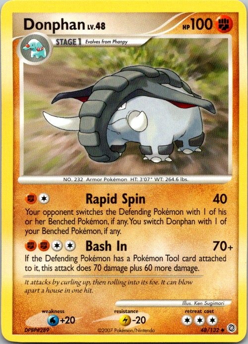 Donphan Uncommon Secret Wonders 48/132 LP